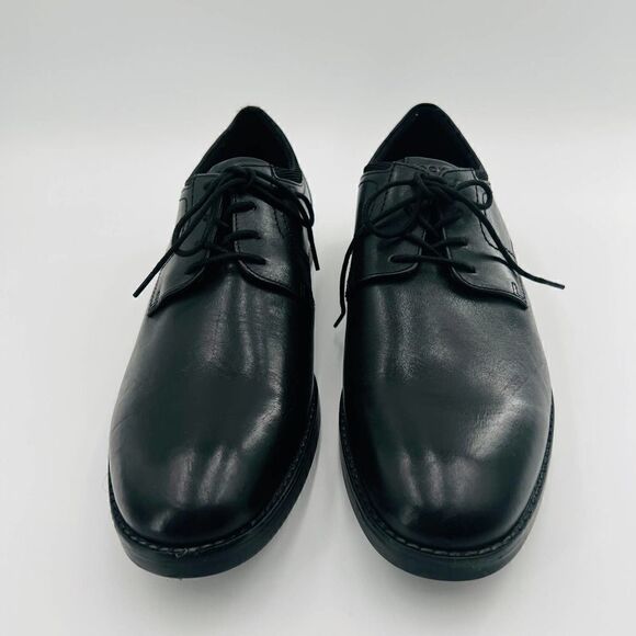 Rockport Trutrech Bryant Plain Toe Oxford Black Leather Shoe Size 11 NWOB - Picture 5 of 10